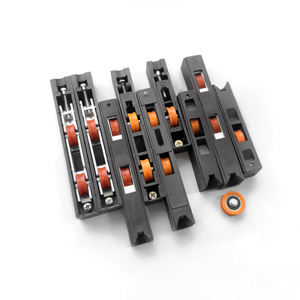 Rodillos <span class=keywords><strong>Para</strong></span> Puertas de América del Sur Corredizas, polea de nailon, rodamiento de rueda de rodillos ajustable <span class=keywords><strong>para</strong></span> <span class=keywords><strong>ventanas</strong></span> y puertas corredizas - Product Image 2