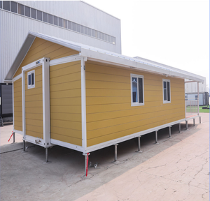 Casa contenedor de acero ligero móvil prefabricada moderna de 20 pies y 30 pies, casa portátil prefabricada extensible de dos dormitorios para sala de estar - Product Image 2