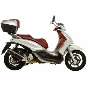 Sistema de escape de motocicleta Nero para PIAGGIO BEVERLY 350 SPORT TOURING EURO 3 2011-2016 Número de pieza de modelo 14943 - Product Image 1