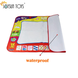 子供用落書きマット、4色カラフルな水描画おもちゃ絵画プレイマット落書きマット80cmx 60cm1マジックペン - Product Image 5