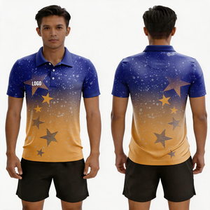 เสื้อโปโลแขนสั้นสำหรับผู้ชายเสื้อโปโลดีไซน์ใหม่ทันสมัย - Product Image 1