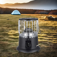 Réchaud de camping portable au gaz propane mini, en acier, coupe-vent, structure séparée, chauffage de cuisine pour usage extérieur
