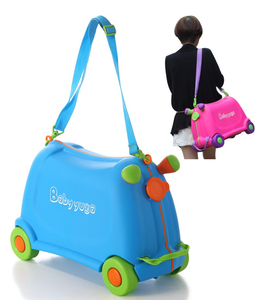 Mainan Anak-anak Lucu Baru Koper Beroda Bentuk Sepeda Motor Koper Beroda untuk Anak-anak Koper Berpergian Koper Berpergian untuk Anak Laki-laki dan Perempuan - Product Image 1