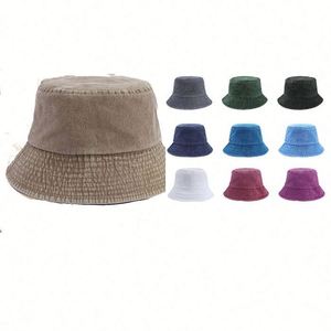 Hot Summer Bucket Trendy Wide Brim Washed Denim Cotton <b>Sun</b> <b>Hat</b> Beach Golf Fishing Fun Outdoor Vacation for <b>Men</b> and Women - Product Image 1