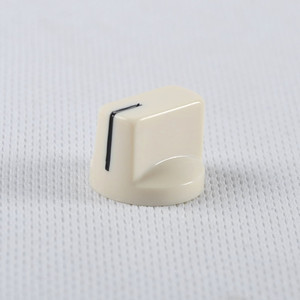Bouton de <span class=keywords><strong>volume</strong></span> audio HIIFI en plastique blanc laiteux 19x15mm pour amplificateur de guitare à tube DIY - Product Image 3