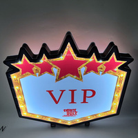 Panneau d'affichage LED personnalisé avec logo en acrylique pour discothèque, bar, fête, événement, présentoirs et supports – Fournitures d'usine