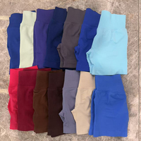 Shorts de Yoga Sin Costuras de Secado Rápido y Cintura Alta para Mujer, Pantalones de Fitness Levanta Glúteos para Entrenamiento