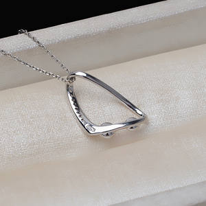 Accesorio DIY, Base Vacía para Colgante de Plata S925, Estilo Coreano, Europeo y Americano, para 4-5 Perlas, Colgante para el Cabello, Dijes - Product Image 3