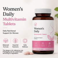 Comprimés multivitaminés quotidiens pour femmes avec fer, zinc, iode, vitamines A, C, D, E, K, complexe B
