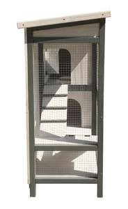 Cage d'arrière-cour à lapins en <span class=keywords><strong>bois</strong></span>, 4 places, extérieur - Product Image 5