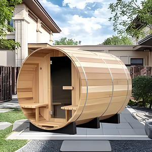 Moderna stanza Sauna in legno di fascia alta personalizzata con pannello di controllo del Computer tradizionale riscaldamento distintivo della stufa a funzione di vapore - Product Image 3