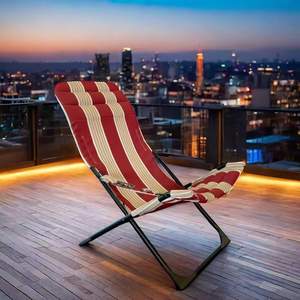 Chaise Lounge Sillas reclinables para dormir Back Aluminio Beach Lounge Chair - Product Image 4