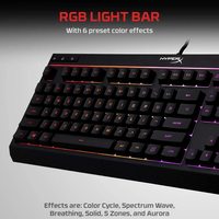 100% Harga Grosir Asli Tersedia HyperX Kingston Aloi Core Membran RGB Gaming LED Lighting Keyboard Berkabel