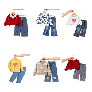 Lote Mixto Aleatorio de Conjuntos para Niños y Niñas, Varias Camisetas de Manga Larga y Jeans de Mezclilla, Suministro a Granel, Mezcla Aleatoria, Hecho en China, Modelo 2026.4 - Product Image 5