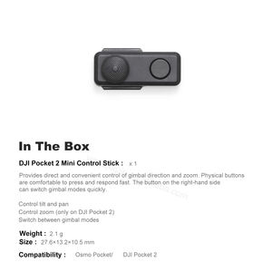 <span class=keywords><strong>Accesorios</strong></span> Originales <span class=keywords><strong>DJI</strong></span> <span class=keywords><strong>Pocket</strong></span> <span class=keywords><strong>2</strong></span> Mini Control Stick para Osmo <span class=keywords><strong>Pocket</strong></span> <span class=keywords><strong>2</strong></span> - Product Image 2