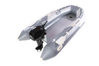 Nouveau bateau pneumatique à fond plat en aluminium pour 9 personnes, 16 pieds, 4,7 m, avec moteur