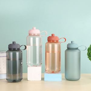 Customized 32OZ <b>Large</b>-capacity Water Bottle with Wide Mouth Made of Plastic, Suitable for Outdoor Fitness Activities - Product Image 1