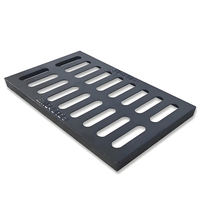 Grille de drainage de voie d'accès en fonte ductile conforme EN124, grille de tranchée en fonte ductile 900w