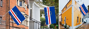 Drapeau du Cap-Vert imprimé sur une seule face 3x5ft, personnalisable pour toutes les bannières nationales et drapeaux d'affichage. - Product Image 6
