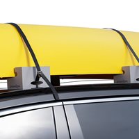 Kit de support de bloc en mousse EVA Porte-bagages de toit de voiture avec sac de rangement Porte-bagages de toit de voiture souple pour canoë kayak