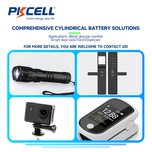 Batterie au lithium-ion PKCELL personnalisée <span class=keywords><strong>3</strong></span> <span class=keywords><strong>volts</strong></span> 1300 mAh <span class=keywords><strong>Cr123a</strong></span> avec languettes pour appareils ménagers - Product Image 4