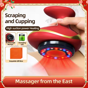 Dispositivo de succión al vacío de mano Gua Sha cuerpo espalda Guasha masaje eléctrico recargable inteligente terapia de ventosas masajeador - Product Image 3