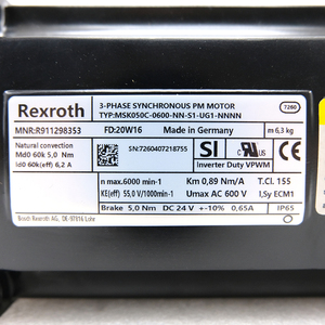 Nouveau moteur synchrone IndraDyn S MSK050C-0600-NN-S1-UG1-NNNN R911298353 avec arbre lisse - Product Image 2