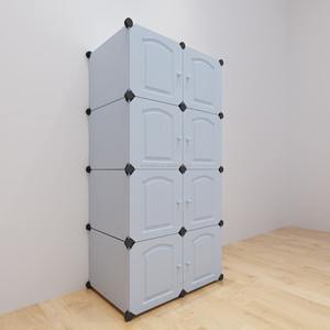 High Quality <strong>Plastic</strong> DIY Cloth <strong>Wardrobe</strong> - Product Image 5