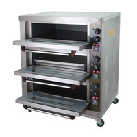 Équipement de Boulangerie Professionnel en Acier Inoxydable Machine à Pain Four à Gaz/Électrique Four à Convection Commercial Four à Pizza