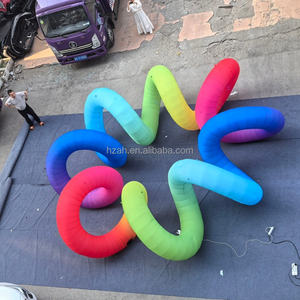 Guirnalda Inflable Gigante y Colorida, Hermoso Modelo de Anillo de Flores Inflable para Decoración de Eventos y Fiestas - Product Image 3