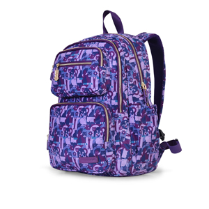 Cute Cat <b>Backpack</b> for <b>Women</b> Girls with AGS Anti Gravity System Lightweight Nylon School Travel Daypack - Product Image 4