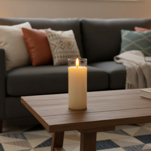 Hot-selling Battery Operated Remote Function Pillar White <strong>Glass</strong> For Weddings, Birthdays, Christmas &amp; Home Decoration LED <strong>Candle</strong> - Product Image 6