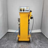 Línea de Producción de Recubrimiento en Polvo con Componentes PLC de Alta Demanda, Nuevo Pulverizador Electrostático con Doble Pantalla Digital, Fácil de Operar