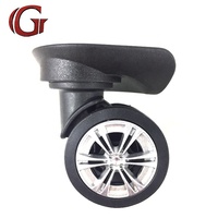 Nouvelles roues de valise silencieuses à 360 degrés, tendance vintage, ensemble de 4 pièces pour accessoires de bagages rigides, modèle 2025