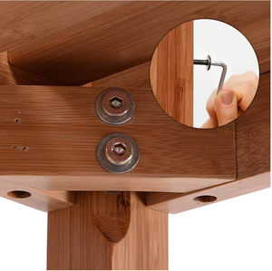 Haute qualité 2 niveaux siège chambre Spa tabouret salle de bain bambou <span class=keywords><strong>bois</strong></span> <span class=keywords><strong>banc</strong></span> de <span class=keywords><strong>douche</strong></span> - Product Image 5
