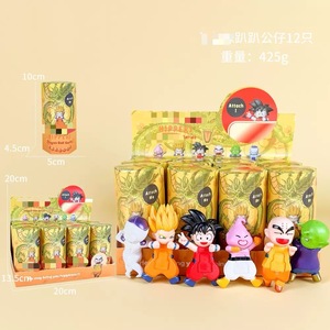 LWD Creative ชุด 12 ชิ้น/เซ็ต ดราก้อนบอล ตัวละครแบบสุ่มในกล่องพีวีซี โกคู บู ดีบีแซด ฟิกเกอร์อนิเมะ ของเล่นกล่องสุ่ม กล่องปริศนา - Product Image 3