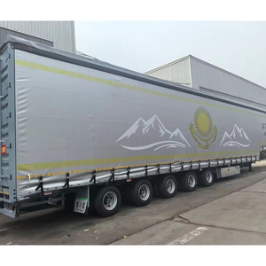 Meilleur Prix Fengniao Shandong Semi-remorque plateau 3 essieux 20x40 pieds avec train de roulement Fuwa/Jost, charge utile >3001kg, dimensions 12.5x2.5x1.5m - Product Image 2