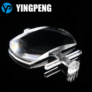 مصباح أمامي عالي الجودة ثلاثي الأبعاد مربع PMMA بلاستيك ليد عدسات بلانو محدبة مصباح أمامي لضوء السيارة عاكسات محدبة - Product Image 5