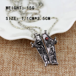 Collana Gotica Nightmare Before Christmas con Ciondolo Jack e Sally, Gioielli alla Moda per Coppie, Regalo <span class=keywords><strong>di</strong></span> <span class=keywords><strong>San</strong></span> <span class=keywords><strong>Valentino</strong></span> - Product Image 5