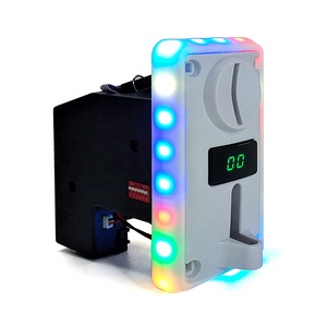 Selettore di Monete Multimoneta S-802A con LED Bianco, Accessorio <span class=keywords><strong>per</strong></span> Giochi a Moneta, Distributori Automatici e Macchine da Gioco, DC+12V 0.6s - Product Image 1
