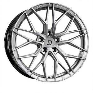 Nuevas Llantas de Aleación de Aluminio 17X7.5, Diseño Multirradio, Recubrimiento Plateado Electrolítico, Ajuste Universal para Autos - Product Image 1