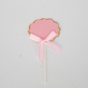 Cake Toppers Paper Round Die Cutting Handmade Birthday Decorations - Product Image 4