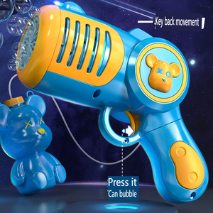 Pistolet à bulles entièrement automatique <span class=keywords><strong>Violence</strong></span> Bear - Souffleur de bulles électrique portable et lumineux - Jouet viral pour <span class=keywords><strong>enfants</strong></span> - Product Image 3