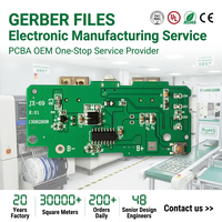 Servicio de Fabricación de PCB de Doble Cara para Circuitos Electrónicos Médicos OEM, Máscara de Soldadura Verde, Electrónica Inteligente, Base FR-4, PCBA