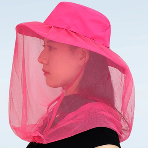 Dairui Chapeau d'extérieur unisexe avec bouton-Voile d'apiculture fixe et détachable pour la pêche, protection contre le <span class=keywords><strong>vent</strong></span> et le soleil en nylon anti-insectes pour une utilisation décontractée. - Product Image 6