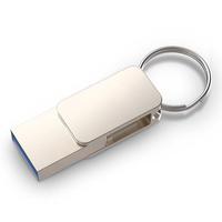Clé USB miniature en métal avec logo personnalisé, type C, avec capacité de 8 Go, 16 Go, 32 Go, 64 Go, pour cadeau d'entreprise