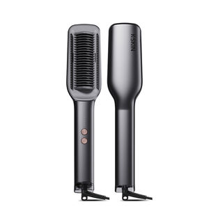 Nouveau design de produit 2 en 1 : lisseur de cheveux à 40 millions d'ions négatifs, lisseur de cheveux en céramique PTC - Product Image 1