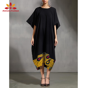 Robe longue à imprimé Ankara, kaftan, nouvelle mode, pour automne ou hiver à prix polarisé, <span class=keywords><strong>2021</strong></span> - Product Image 2
