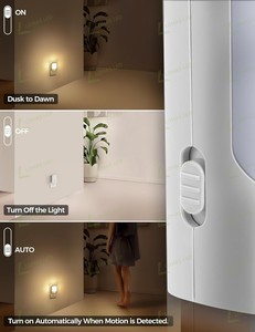 Luz Nocturna LED LOHAS Regulable, Luz Nocturna Suave de 3000K/5000K/Ámbar, Lámpara Nocturna con Sensor de Movimiento Enchufable para Pasillo y Cocina - Product Image 2