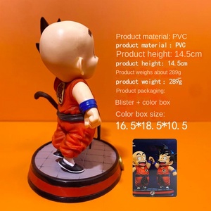 2 Estilos al por Mayor, Figura de Acción de <span class=keywords><strong>Son</strong></span> Goku y Krilin en la Infancia, Dragon Ball Z, Colección de PVC, Decoración para Habitación y Auto, Juguetes - Product Image 3